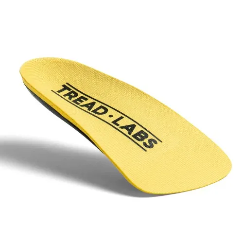 A yellow insole that can be worn with loafers