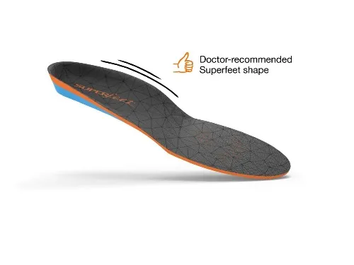 An insole recommended by doctors for comfort and addressing foot-related conditions